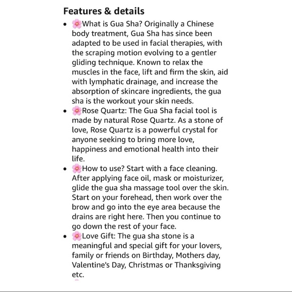 2 for $40 Gua Sha Rose Quartz (Natural Crystal) - Picture 12 of 12